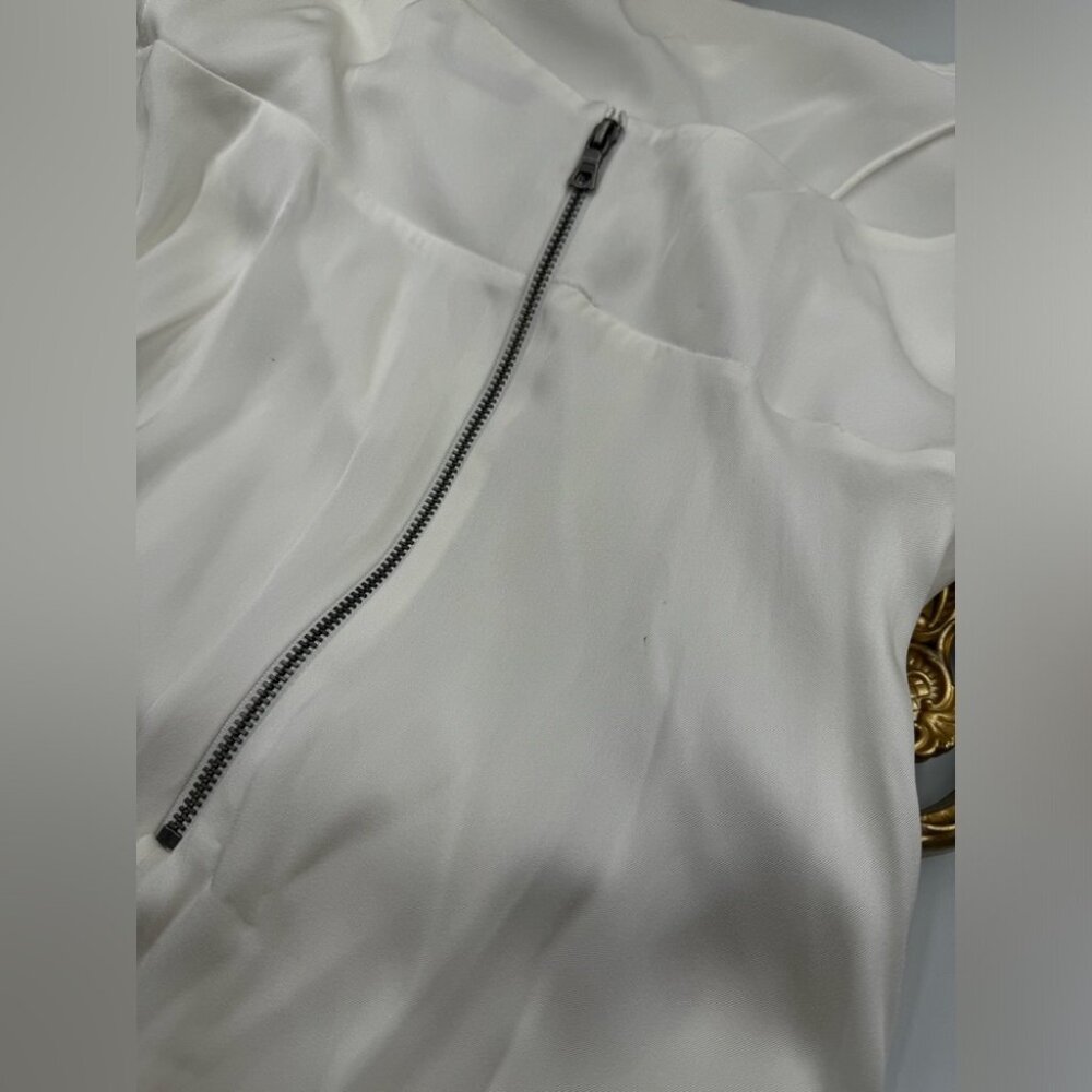 🆕 ALICE + OLIVIA 🧿 NWT Alita Spaghetti Strap Drape Asymmetrical Dress, Sz6 - Picture 12 of 16